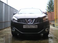 Nissan Qashqai 2007-2010 Chrom Blenden für Nebelscheinwerfer mit Vertiefung (2 Stk, Kunststoff) Foto 3