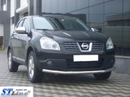 Nissan Qashqai 2007-2010 Frontbügel ST008 (Edelstahl) Foto 3