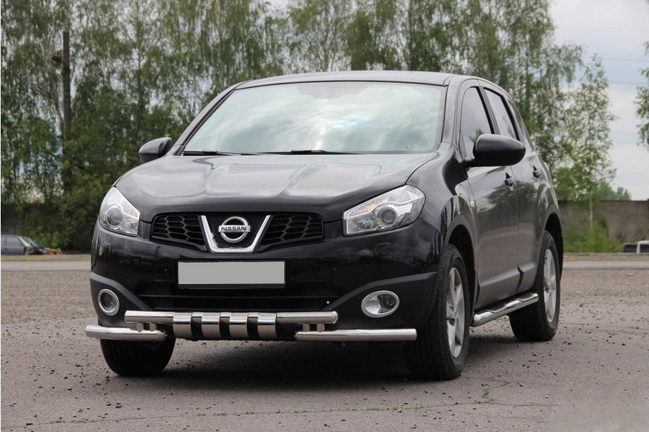 Nissan Qashqai 2010-2014 Frontbügel ST009-15 (Edelstahl) Image
