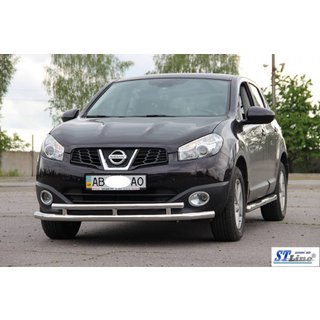 Front Doppelbügel ST016 (Edelstahl) Nissan Qashqai 2010-2014 Foto 2