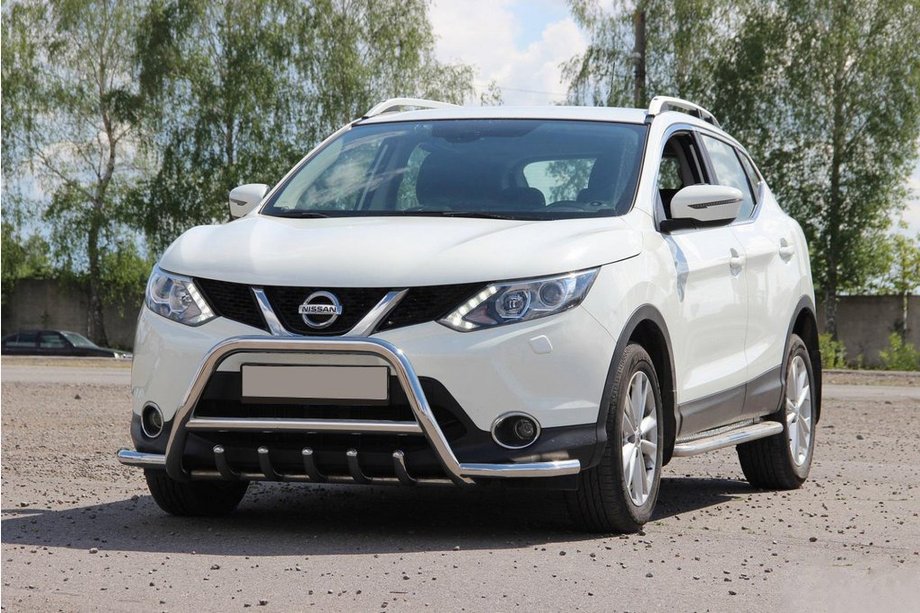 Nissan Qashqai 2014-2021 Frontbügel WT003-Plus (Edelstahl) Image