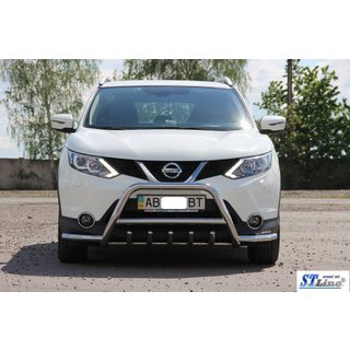 Frontbügel WT003-Plus (Edelstahl) Nissan Qashqai 2014-2021 Foto 2