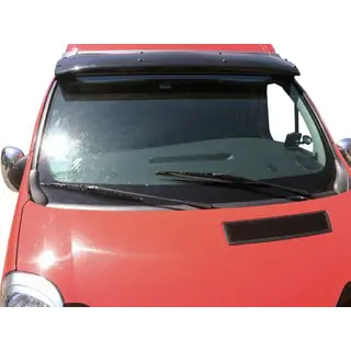 Frontscheibenblende (schwarz glanz, 5mm) Nissan Primastar 2002-2014 Foto 1
