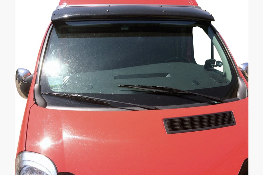 Renault Trafic 2001–2015 Frontscheibenblende (schwarz glanz, 5mm) Image