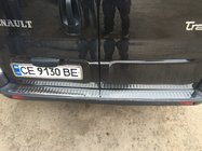 Opel Vivaro 2001–2015 Heckstoßstangenabdeckung Edelstahl (OMSA) Foto 2