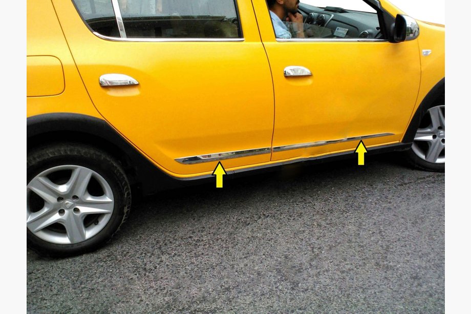 Renault Sandero 2013-2022 Türleisten Edelstahl (4 Stk) Image