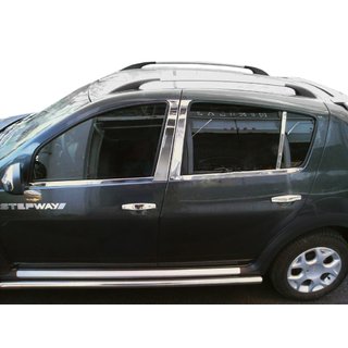 Fensterzierleisten außen Edelstahl (4 Stk.) Renault Sandero 2007-2013 Foto 3