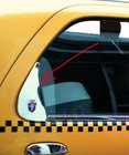 Fiat Albea 2002-2012 Chrom Dreiecksfenster Abdeckung (Edelstahl) Foto 1