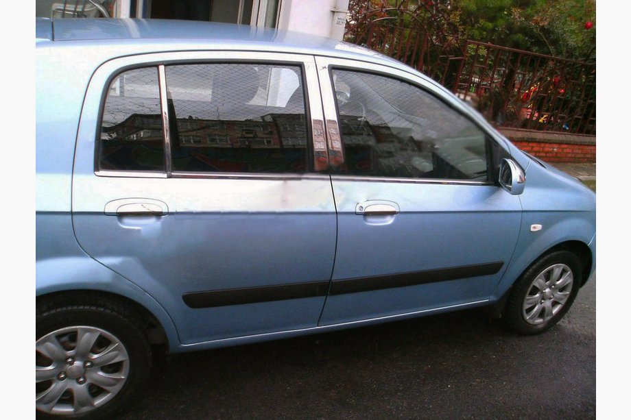 Hyundai Getz 2002- Edelstahl Säulenabdeckungen Image