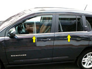 Jeep Compass 2016- Fensterzierleisten unten Edelstahl Foto 1