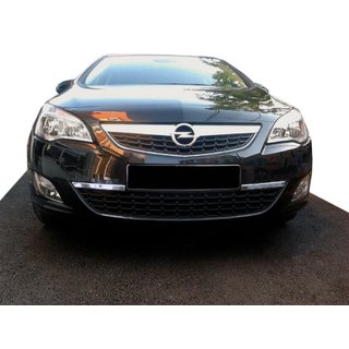 Abdeckung für Vorderstoßstange Edelstahl Opel Astra J 2009-2015