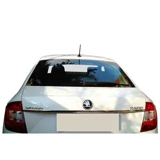 Chromleiste über dem Kennzeichen Tit-design (Edelstahl) Skoda Rapid 2012-2019 Foto 1