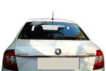 Skoda Rapid 2012-2019 Chromleiste über dem Kennzeichen Tit-design (Edelstahl) Foto 1