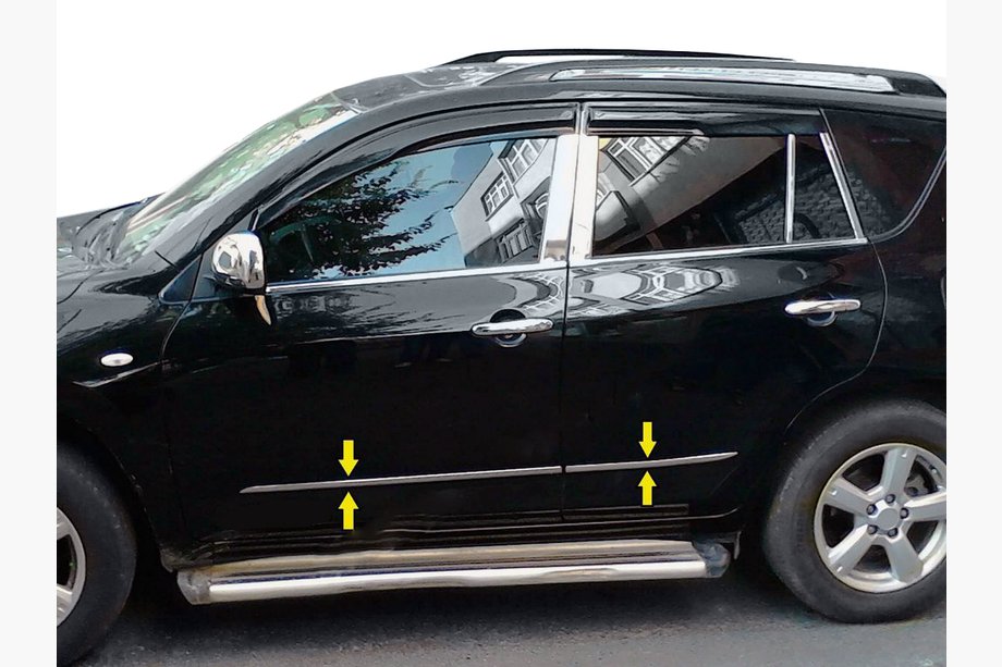 Toyota Rav 4 2006-2013 Türleisten Edelstahl Image