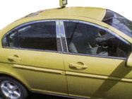 Hyundai Accent 2006-2010 Edelstahl Türsäulen Zierleisten Foto 1