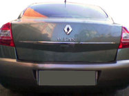 Renault Megane II 2004-2009 Chromleiste über dem Kennzeichen (SD, Edelstahl) Foto 1