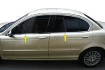 Jaguar X-Type 2001-2009 Fensterzierleisten unten Edelstahl Foto 1