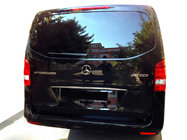 Mercedes Vito/V-class W447 2014- Schmale Edelstahl Heckklappenleiste über dem Kennzeichen Foto 1