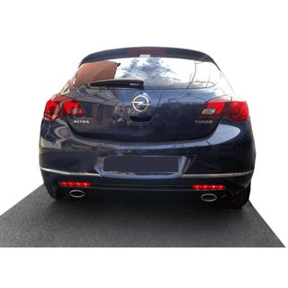 Edelstahl Ladekantenschutz hinten Opel Astra J 2009-2015
