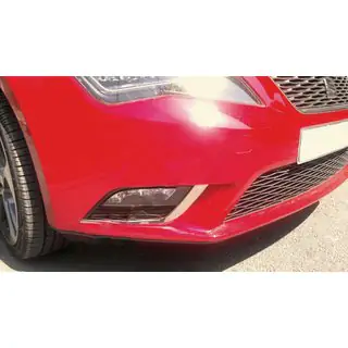 Chrom Abdeckungen für Nebelscheinwerfer (Edelstahl) Seat Ibiza 2010-2017