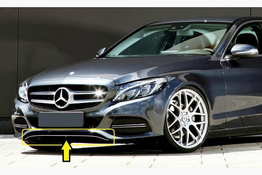 Mercedes C-class W205 2014-2021 Edelstahl Ladekantenschutz Image