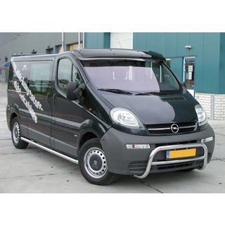Frontscheibenblende (schwarz glanz, 5mm) Nissan Primastar 2002-2014 Foto 2