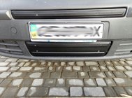 Renault Trafic 2001–2015 Winter Untere Kühlergrill Abdeckung (unter dem Kennzeichen) 2001-2007, Glanzend Foto 5