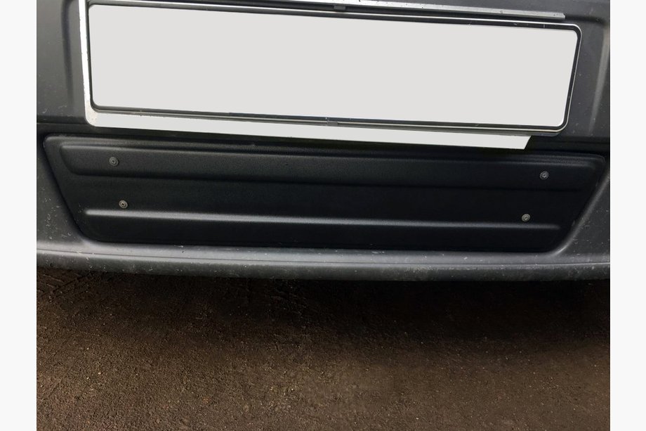 Renault Trafic 2001–2015 Winter Untere Kühlergrill Abdeckung (unter dem Kennzeichen) 2001-2007, Matt Foto 2