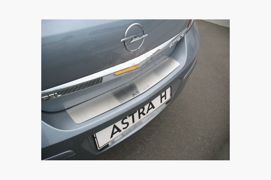 Opel Astra H 2004-2013 Heckstoßstangenschutz Nataniko (Edelstahl) Image