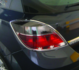 Opel Astra H 2004-2013 Chrom Blenden für Rückleuchten (HB, 2 Stk, Kunststoff) Foto 1