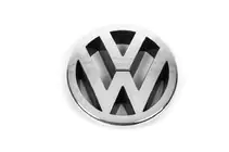 Volkswagen Polo 2001-2009 Front Emblem 1T0 853 601A Foto 1