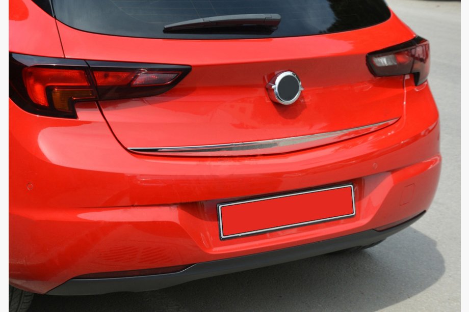 Opel Astra K 2016-2021 Chromleiste Heckklappe unten (HB, Edelstahl) Image