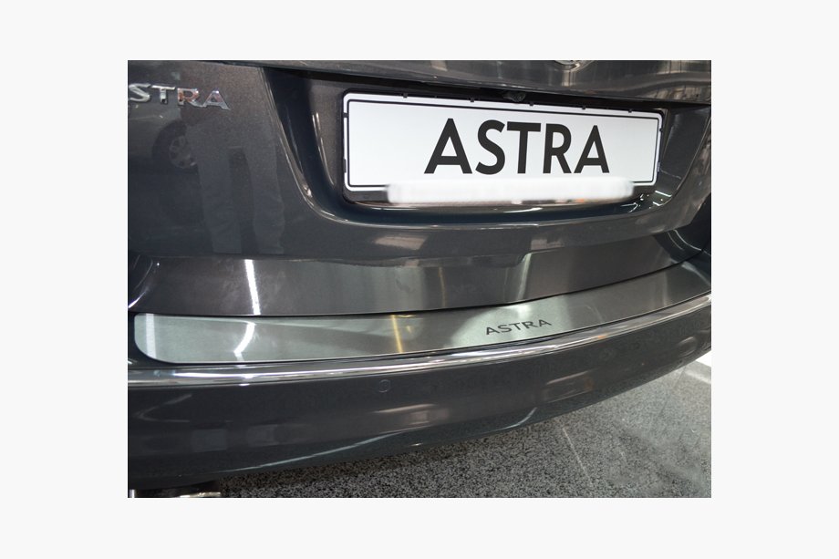 Opel Astra J 2009-2015 Heckstoßstangenabdeckung Natanika (Edelstahl) Image