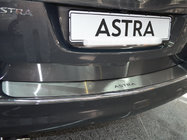 Opel Astra J 2009-2015 Heckstoßstangenabdeckung Natanika (Edelstahl) Foto 1