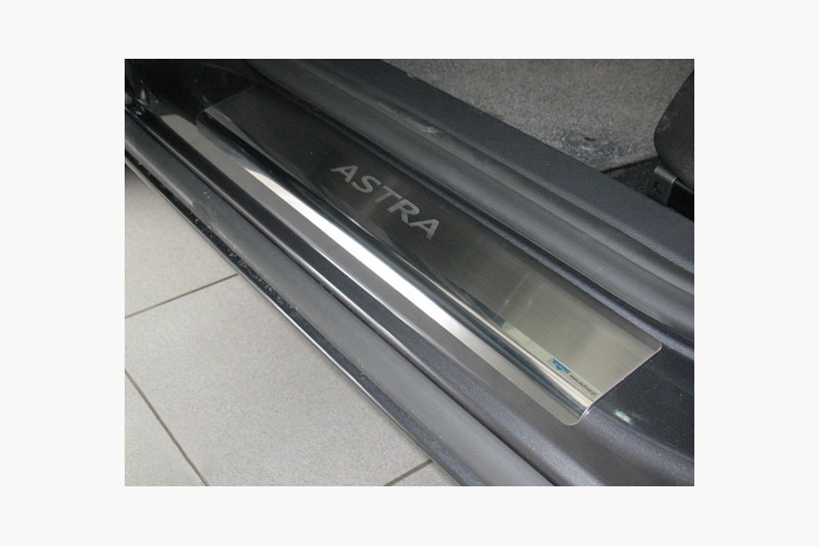 Opel Astra K 2016-2021 Einstiegsleisten Abdeckungen Nataniko (4 Stk., Edelstahl) Image