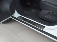 Opel Corsa D 2007-2014 Einstiegsleisten Natanika Premium (4 Stk, Edelstahl) Foto 1