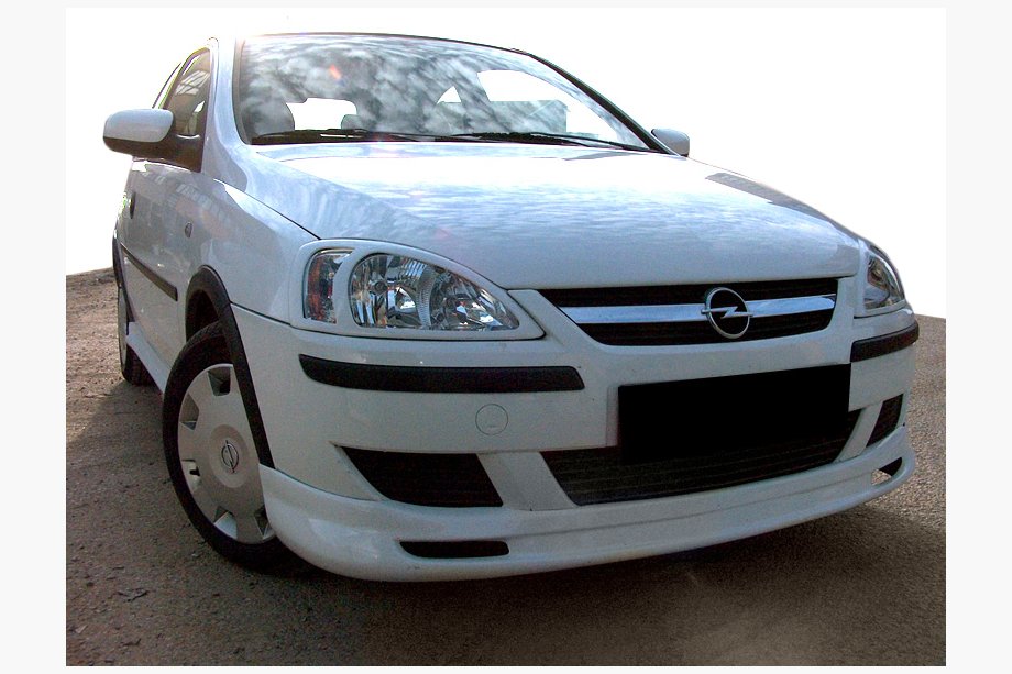 Opel Combo 2002–2012 Frontuntere Spoilerlippe (grundiert) Image