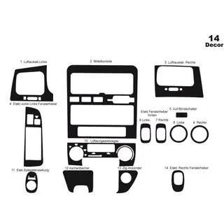 Armaturenbrett Abdeckungen (1995-1998) Toyota Carina E 1992-1997 Foto 2