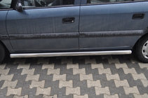 Opel Zafira B 2005–2011 Seitliche Rohre (2 Stk., Edelstahl) Foto 1