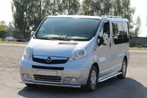 Opel Vivaro 2001–2015 Frontschutzbügel ST014 (Edelstahl) Foto 1