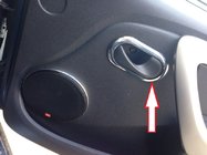 Renault Duster 2008–2017 Abdeckungen für Innen-Türgriffe Carmos (4 Stk., Edelstahl) Foto 2