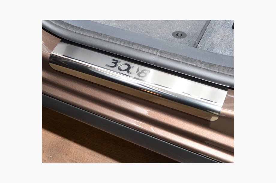 Peugeot 3008 2008-2016 Einstiegsleisten Abdeckungen Nataniko (4 Stk., Edelstahl) Image
