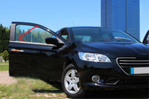 Peugeot 3008 2008-2016 Fensterzierleisten Edelstahl 6-tlg ohne hinteres Dreiecksfenster Foto 1