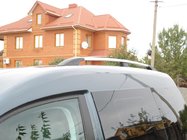 Volkswagen Caddy 2010-2015 Dachreling Chrom Foto 2