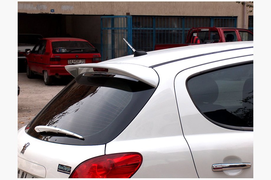 Peugeot 207 2006–2014 Heckspoiler Meliset (grundiert zum Lackieren) Image