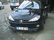 Peugeot 206 1998-2024 Frontuntere Spoilerlippe (grundiert) Foto 2