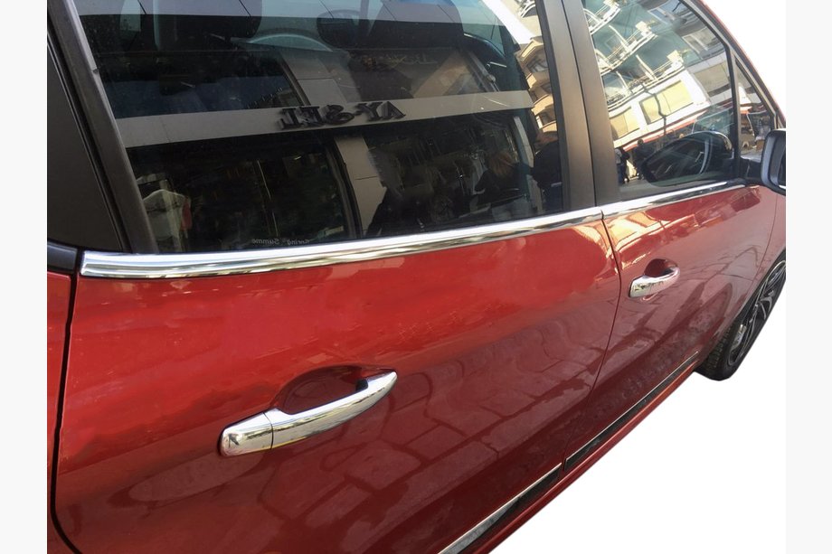 Peugeot 208 2012-2019 Fensterleisten Chrom (4 Stk, Edelstahl) Image