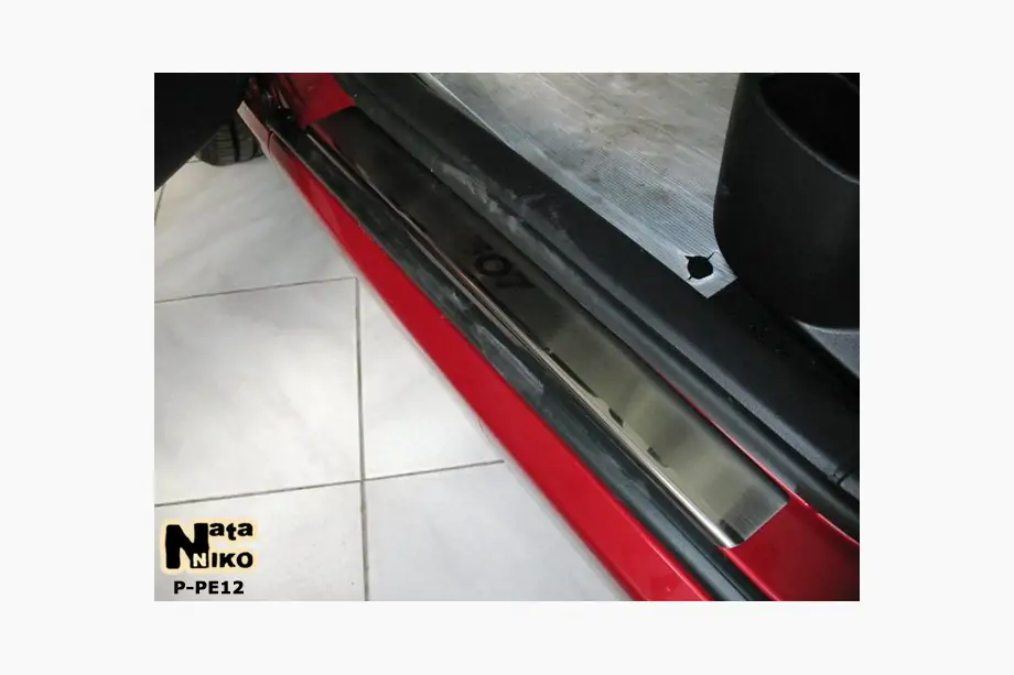 Peugeot 307 2001-2008 Einstiegsleisten Abdeckungen Nataniko (4 Stk., Edelstahl) Image