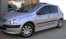 Peugeot 307 2001-2008 Seitenschweller (grundiert zum Lackieren) Foto 1