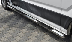 Volkswagen Crafter 2016- Seitliche Rohre (2 Stk., Edelstahl) Foto 1